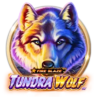 Fire Blaze Golden Tundra Wolf